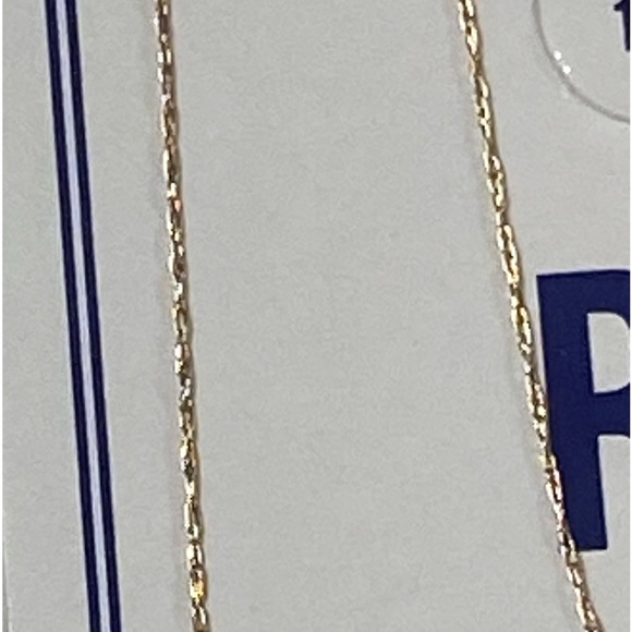 14K YELLOW GOLD dainty thin chain 20” REAL GOLD - Picture 6 of 10